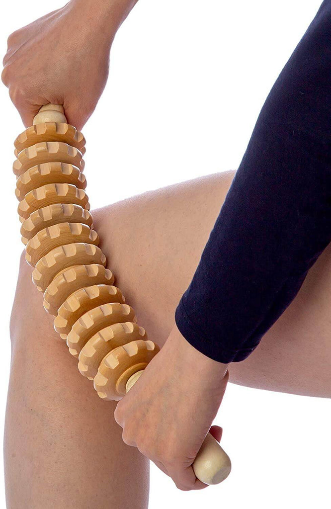 Tuuli Accessories - Curved Wooden Massage Roller for Waist and